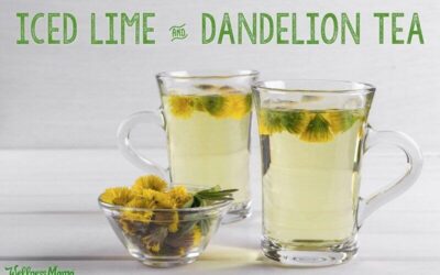 Iced lime dandelion tea recipe