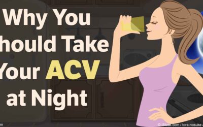 Why you should take your apple cider vinegar at night